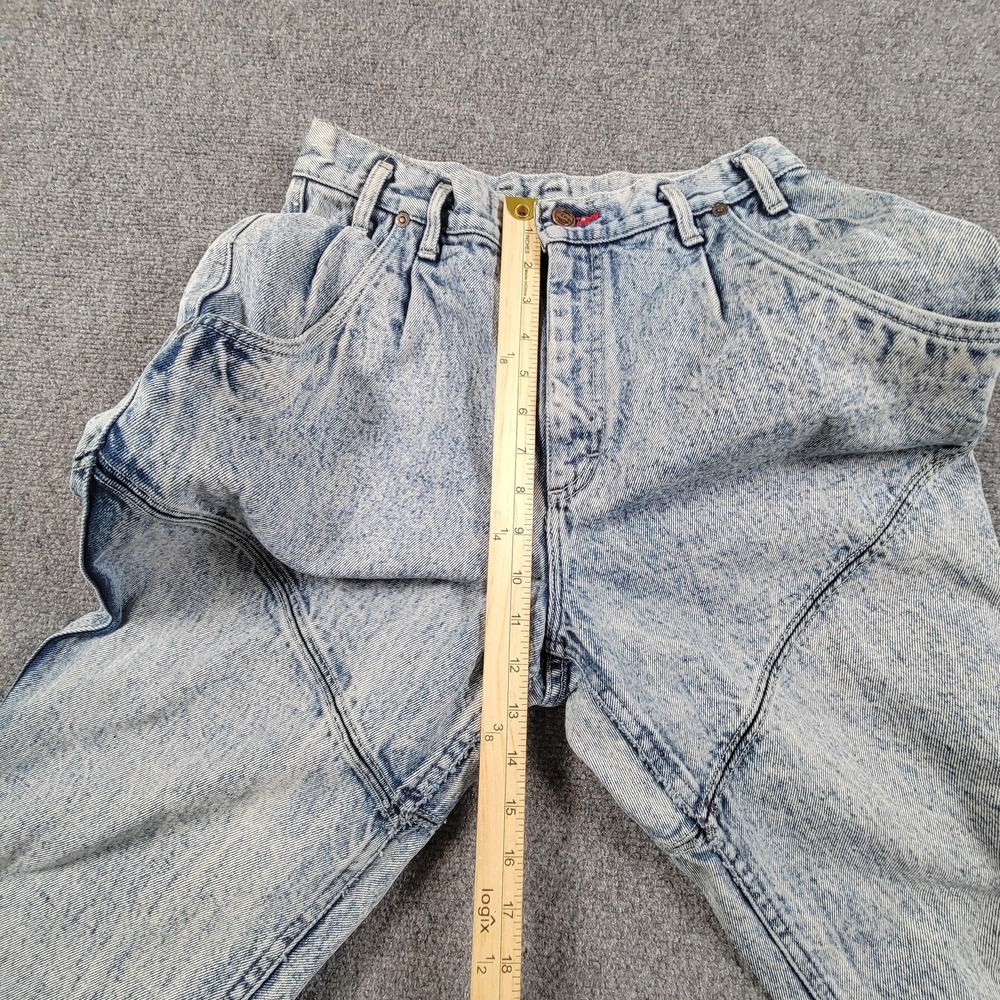 Vintage Pepsi Jeans Womens 13 30x30 Acid Wash Tapered Denim Pants USA 80/90s - Picture 4 of 14